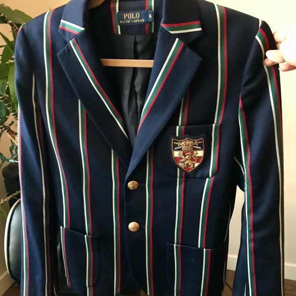 Jackets & Blazers - Polo Ralph Lauren Wool Navy Vintage Blazer